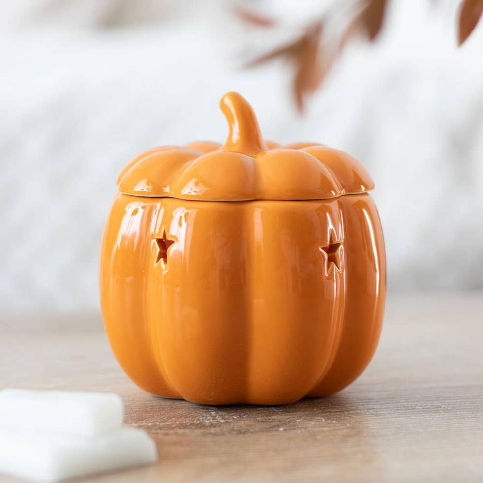 Autumn and Fall Pumpkin Wax Melt Burner