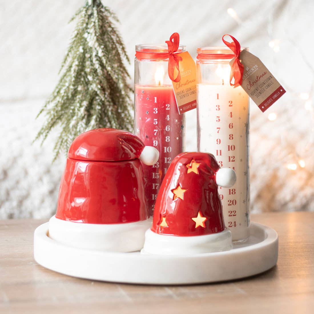 Red Christmas Santa Hat Oil Burner