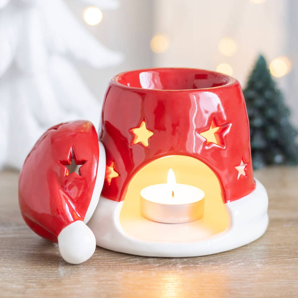 Red Christmas Santa Hat Oil Burner